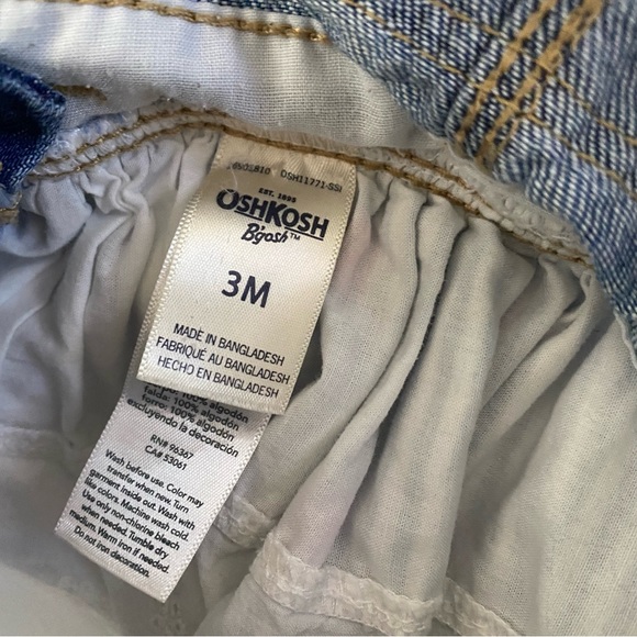 Osh Kosh Bgosh Overalls with Skirt - Picture 4 of 4